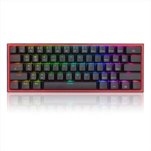 Redragon K616 FIzz Pro Keyboard Black Colour Red Switch