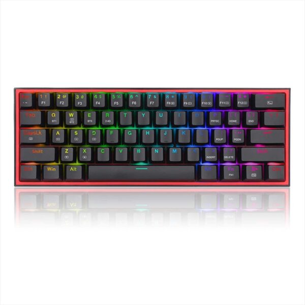 Redragon K616 FIzz Pro Keyboard Black Colour Red Switch