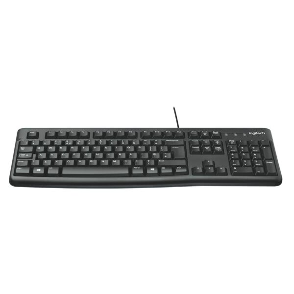 Logitech K120 Plug and Play USB Keyboard (Black)