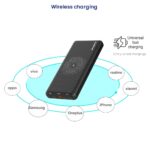 Stuffcool PB9036W 10000 mAh 22.5 W Wireless Power Bank (Black, Lithium Polymer, Quick Charge 2.0, Quick Charge 3.0, Fast Charging for Mobile) - Image 3