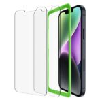 Belkin Tempered Glass Screen Protector Guard For Iphone 14/13/13 Pro - 2PK