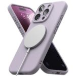 Ringke iPhone 16 Pro Max Back Cover case | Silicone Magnetic - Light Purple