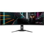 Gigabyte Aorus CO49DQ 49″ QD OLED 144Hz DQHD Ultrawide Curved Gaming Monitor - (AORUS-CO49DQ)