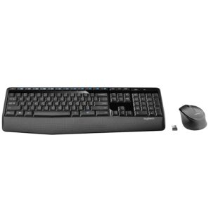 Logitech MK345 Wireless Keyboard and Mouse Set - Black