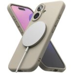 Ringke iPhone 16 Back Cover case | Silicone Magnetic - Stone