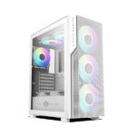 Circle Eliminator X5 White Mid- Tower Gaming Cabinet - White