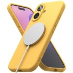 Ringke iPhone 16 Plus Back Cover case | Silicone Magnetic - Yellow