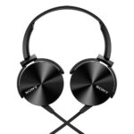 Sony MDR-XB450AP Wired Extra Bass On-Ear Headphones – Black - Image 2