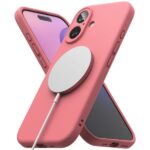 Ringke iPhone 16 Plus Back Cover case | Silicone Magnetic - Pink