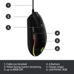 Logitech G203 Wired Gaming Mouse - Black - Image 2