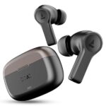 boAt Airdopes Flex 454 ANC, 60HRS Battery, ANC(~32dB), App Support, 4Mics ENx, Fast Charge, Dual Pairing, IPX5, v5.2 Bluetooth Earbuds, Gunmetal Black