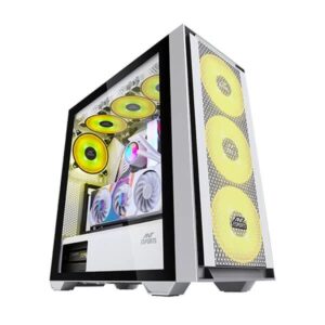 Ant Esports 690 Air ARGB (E-ATX) Mid Tower Gaming Cabinet (White)