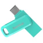 SanDisk Ultra 512 GB USB 3.0 Dual Drive Go Type C Flash Drive, Mint Green