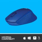 Logitech M331 Silent Plus Wireless Mouse - Blue - Image 2