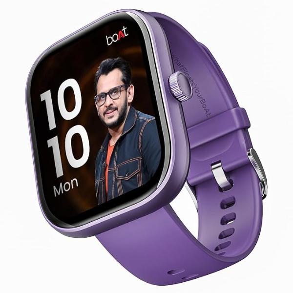 boAt Wave Sigma w/ 2.01″ (5.1 cm) HD Display Smart Watch, Jade Purple boAt Wave Sigma w/ 2.01″ (5.1 cm) HD Display Smart Watch, Jade Purple