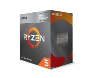 AMD Ryzen 5 4600G Desktop Processor (6-core/12-thread, 11 MB Cache, up to 4.2 GHz max Boost) with Radeon Graphics – (AMD Ryzen 5 4600G)