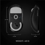Logitech G PRO X Superlight Wireless USB Gaming Mouse - Black - Image 2