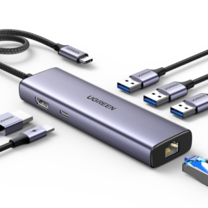 Ugreen 6 in 1 USB C Hub 4K@30Hz HDMI Adapter