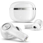 boAt Nirvana Iris Truly Wireless in Ear Ear Buds w/Up to 32 dB Active Noise Cancellation, Crystal Black