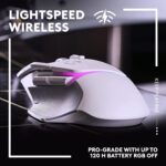 Logitech G502 X Lightspeed Plus Wireless RGB Gaming Mouse - White - Image 4