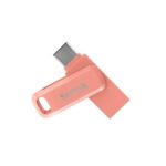 SanDisk Ultra 512 GB USB 3.0 Dual Drive Go Type C Flash Drive, Peach