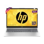 HP Laptop 15-fc1004AU, Enhanced by AI, AMD Ryzen 5 7535HS, 15.6-inch (39.6cm), FHD, 8GB DDR5, 512GB SSD, AMD Radeon Graphics, 1080p FHD Camera w/Privacy Shutter, Backlit KB (Win 11, Silver, 1.59kg),