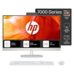 HP All-in-One 27" FHD IPS, Ryzen 5 7520U, 16GB RAM, 1TB SSD, Win 11, MSO, Wireless KB & Mouse – Shell White