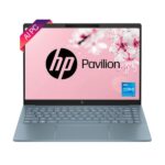 HP Pavilion Plus 14-ew0115TU, 13th Gen Intel Core i5-1335U, 16GB LPDDR5x, 512GB SSD, (Win 11, Office 21, Blue, 1.38kg), Anti-Glare, 14-inch (35.6cm), WUXGA Laptop, Intel Iris Xe Graphics, 5MP IR Camera,