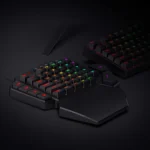 Redragon Wireless K585 DITI One-Handed RGB Mechanical Gaming Keyboard, Blue Switches, Type-C Professional Gaming Keypad with 7 Onboard Macro Keys, Detachable Wrist Rest, 42 Keys - Image 4