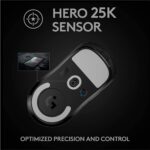 Logitech G PRO X Superlight Wireless USB Gaming Mouse - Black - Image 3