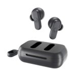 Skullcandy Dime True Wireless in-Ear Bluetooth Earbuds Compatible with iPhone and Android/Charging Case and Microphone/Great for Gym, Sports, and Gaming, IPX4 Water Dust Resistant - Chill Gray