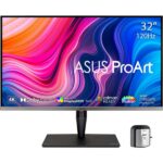 ASUS ProArt PA32UCG-K 32″ 16:9 FreeSync2 4K 120 Hz HDR Mini-LED IPS Monitor - (PA32UCG-K)