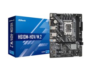 ASRock H610M-HDV/M.2 Intel Motherboard – (Asrock H610M-HDV/M.2)