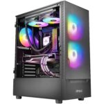 Antec NX410 Mid Tower Gaming Cabinet, Black - (NX410) - Image 3