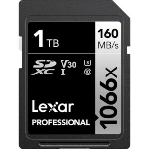 Lexar 1TB Professional 1066x SDXC UHS-I Memory Card (SILVER Series)