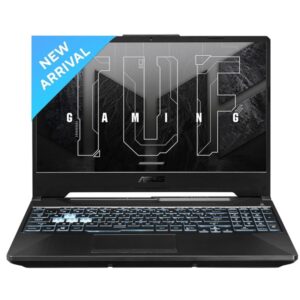 ASUS TUF Gaming F15 15.6 AI Powered Gaming Laptop ( Intel Core i5-11260H/8GB RAM/512GB SSD/4GB NVIDIA RTX 2050/Win 11) FX506HF-HN075W Black