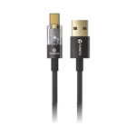 Toreto Clear C1 TOR 943 100 Watt Type C Cable, Black