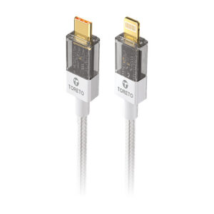 Toreto Clear C4 TOR 946 Type C to 8Pin Cable