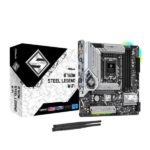 ASRock B760M Steel Legend WIFI Motherboard Supports Intel 12th , 13th & 14th Gen Processors