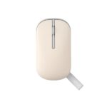 ASUS Md100 Marshmallow USB Mouse, Silent Button, Up to 1600 Dpi, Dual-Mode Connection, with Newtro Green Cover, (Astro Beige)