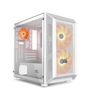 Ant Esports 200 Air Mini Mesh (M-ATX) Mini Tower Gaming Cabinet (White)