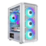 Ant Esports 205 Air ARGB Gaming Cabinet (White) - (AESP0287)