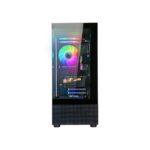 Ant Esports Crystal X2 Argb Mid Tower Atx Cabinet, Black - (CRYSTAL-X2-ARGB-BLACK) - Image 2