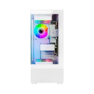 Ant Esports Crystal X2 Argb Mid Tower Atx Cabinet White (CRYSTAL-X2-ARGB-WHITE)