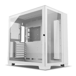 Ant Esports Crystal XL (ATX) Mid Tower Without Fan Cabinet (White)