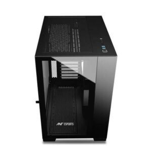 Ant Esports Crystal XL (ATX) Mid Tower Without Fan Cabinet (Black)