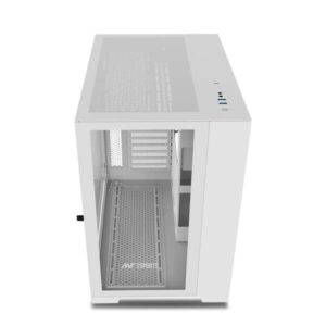 Ant Esports Crystal XL (ATX) Mid Tower Without Fan Cabinet (White)