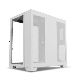 Ant Esports Crystal XL (ATX) Mid Tower Without Fan Cabinet (White)