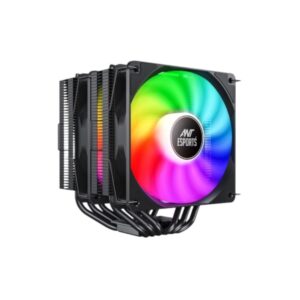 Ant Esports ICE-C621 ARGB 120mm Dual Tower CPU Air Cooler (Black)