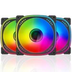 Ant Esports Spectraflow ARGB Black Cabinet Fan (Triple Pack)